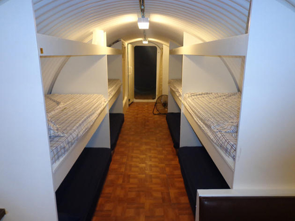 The sleeping quarters.