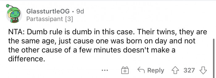 It's such a dumb rule, but I guess it is his wedding. I still wouldn't support it, though.