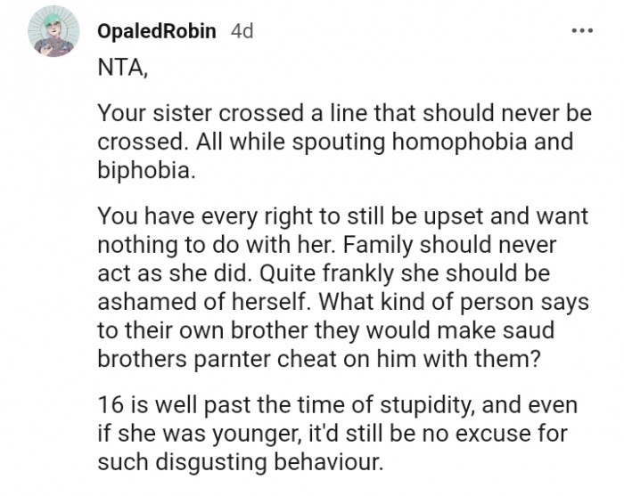 16 is well past the time of stupidity