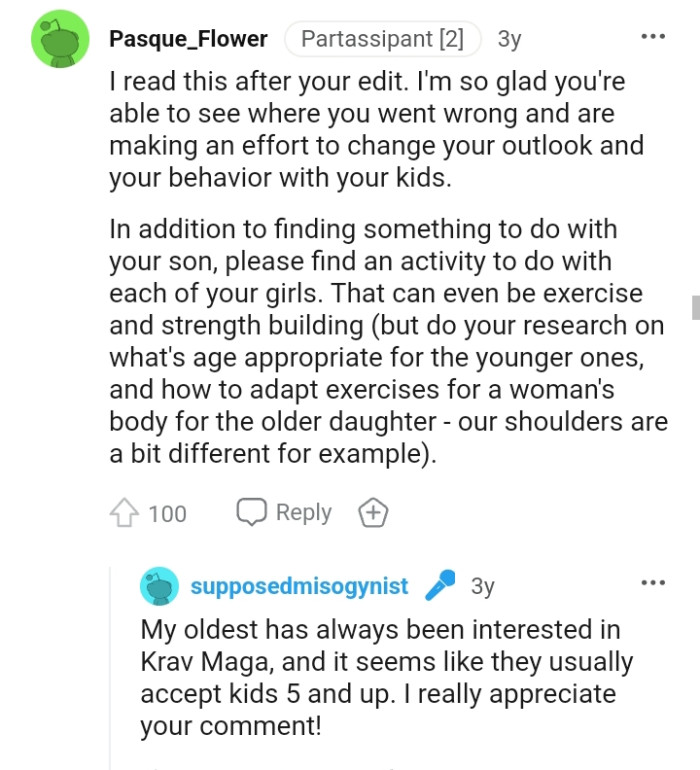 It can even be exercise and strength building