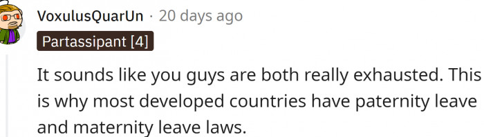 Well, most developed countries...