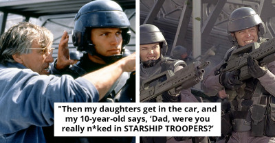 Paul Verhoeven Had To Get Naked To Direct This Iconic Starship Troopers Scene