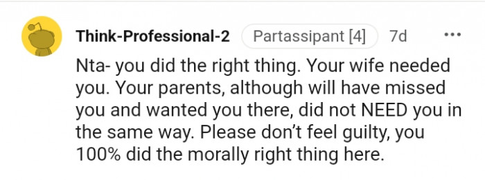 You did the morally right thing here