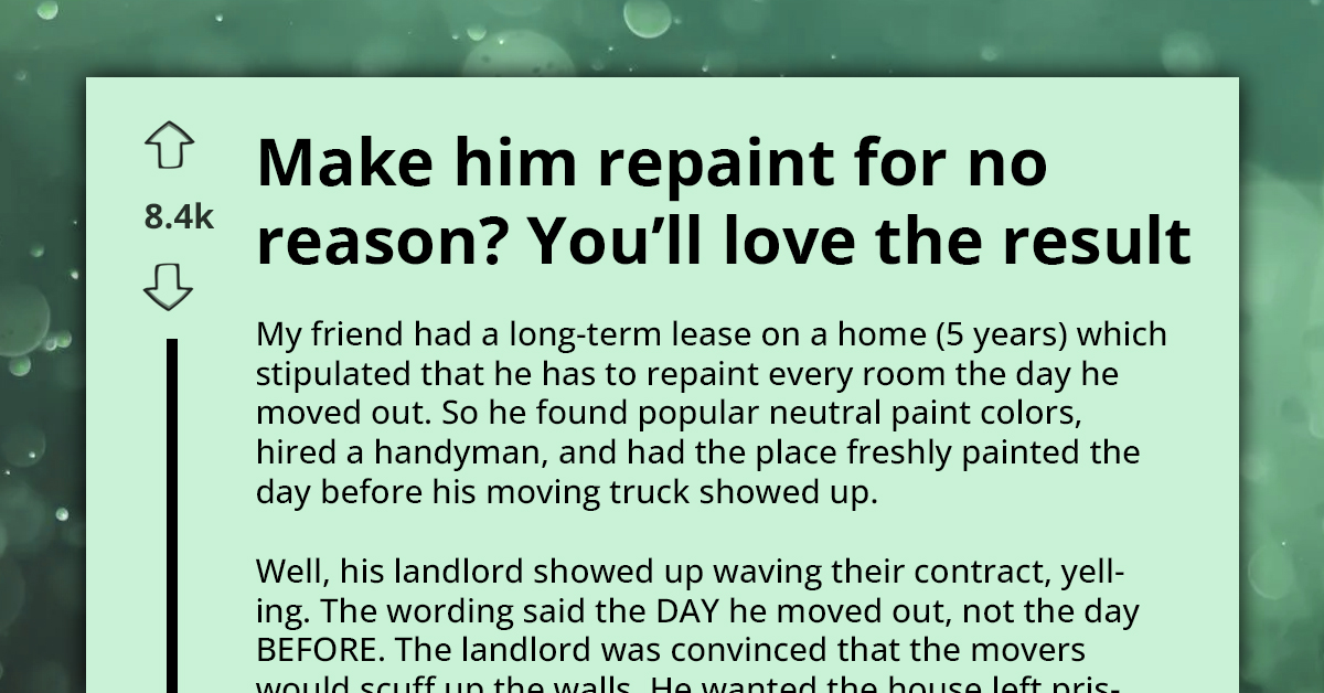 Landlord Claims House Was Repainted On Wrong Date And Threatens Court, They Repainted It Again But In Black