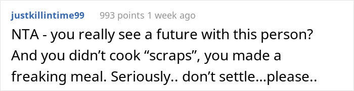 Don't settle for this, please