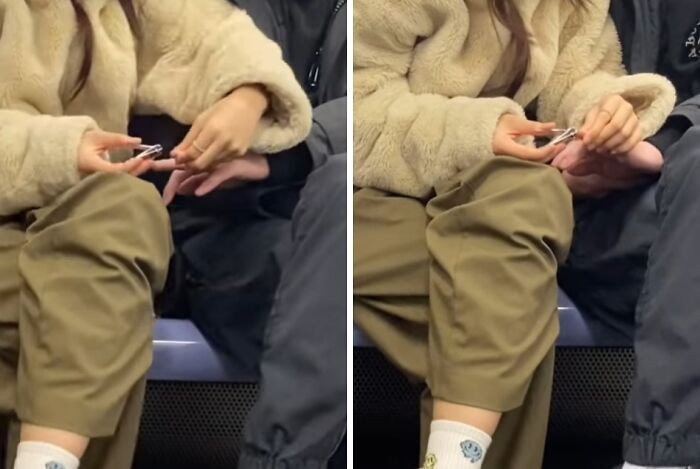 "There Is A Time And Place For Everything And This Is Not The Place For Clipping Your Nails"