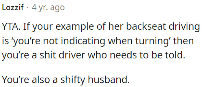 OP seems like an unreliable husband.