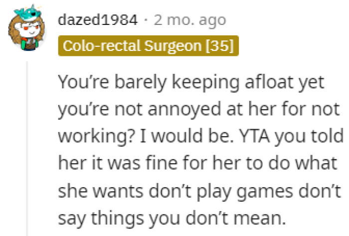 Don't say things you don't mean