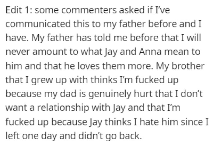 OP provided a couple of edits to the original story