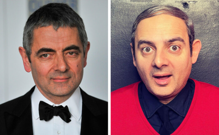 11. Rowan Atkinson and Arnaldo Mangini