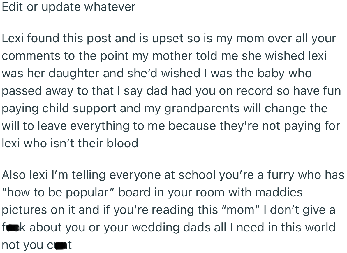 OP came back with an interesting update