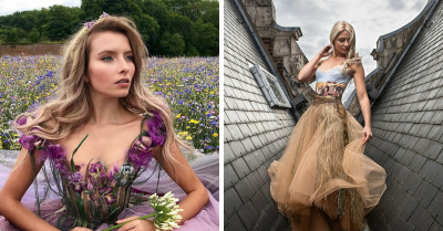 Talented French Designer Shares 35 Pictures Of Stunning Dresses That Are Fairytale Inspired And You'll Love Them