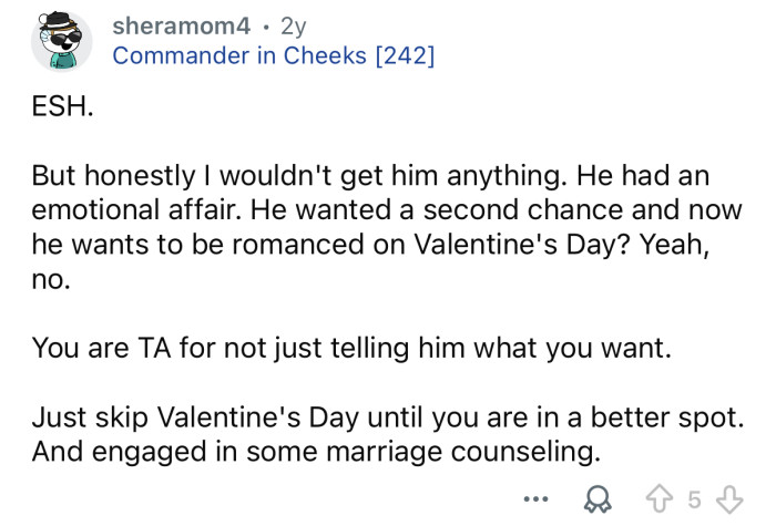 Valentine’s Day is the least of your problems.