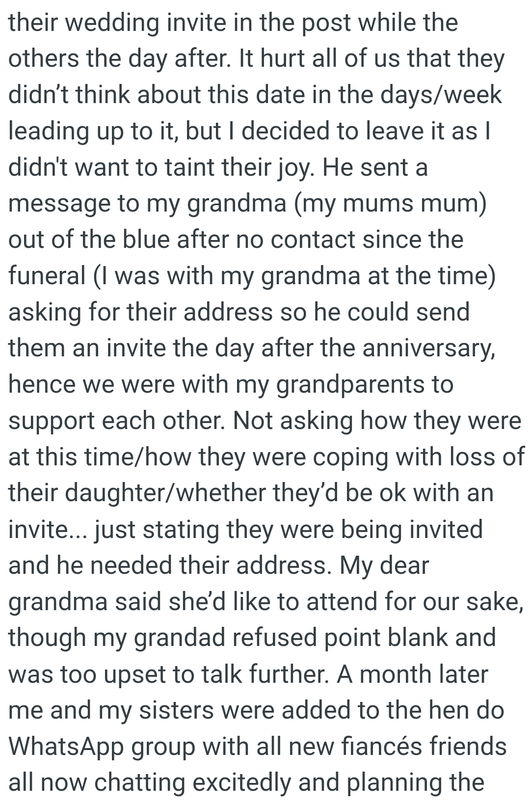 They Were with Their Grandparents for Support