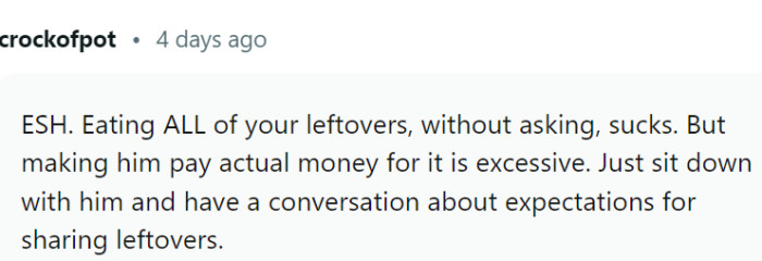 Finally, someone mentioned having a good conversation