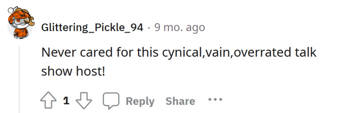 She's overrated anyway.