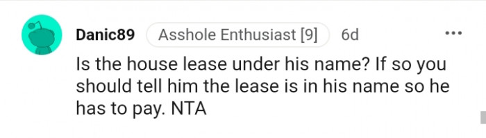 What the OP should do if the lease is under the boyfriend's name