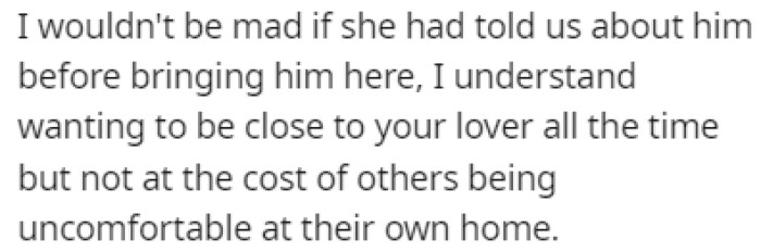 OP is mad about the fact that Carol didn't tell her in advance