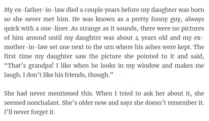 15. Seemingly, she did meet him.