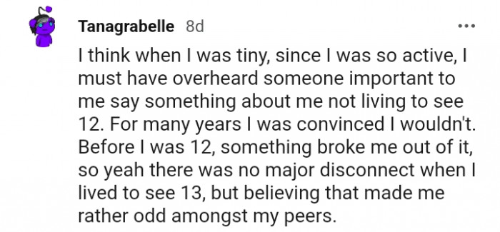 2. Something broke me out of it