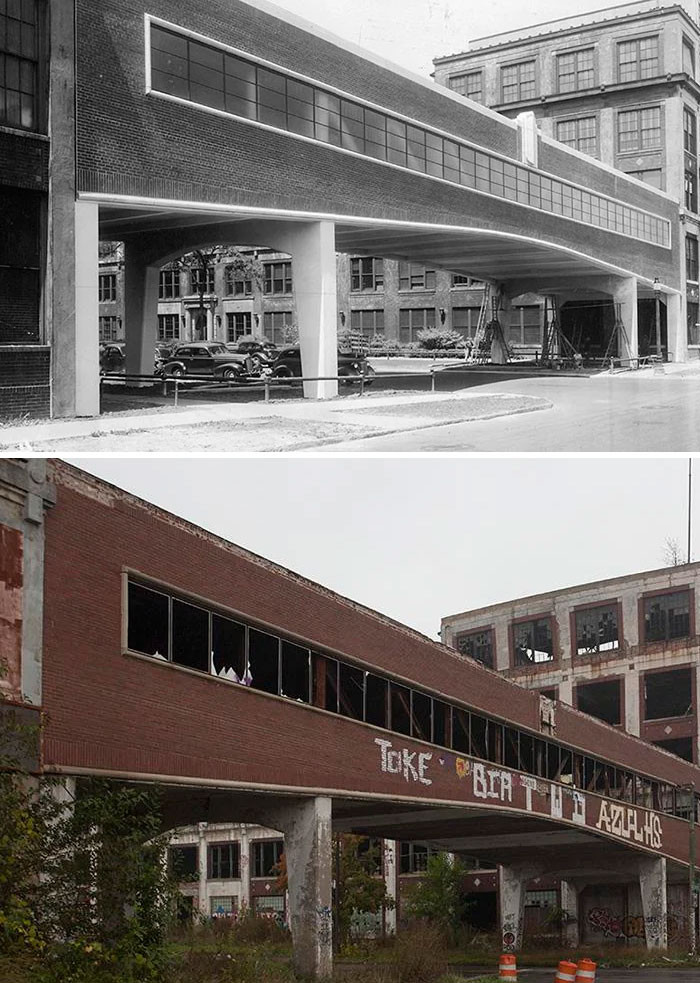 "Detroit, Michigan Before And After"