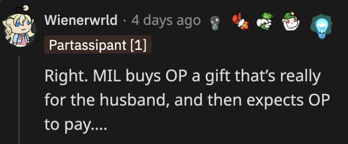 They thought they were slick trying to scam OP out of her hard-earned $30.