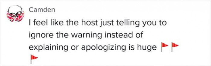 The owner was just waving a huge red flag