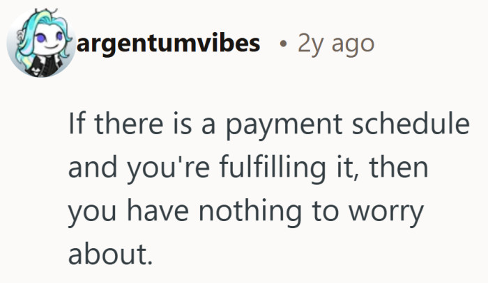 A clean payment plan suddenly feels like the simplest boundary in the room.