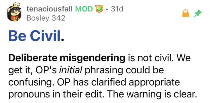 OP's post eventually got deleted from the platform for the initial confusing phrasing.