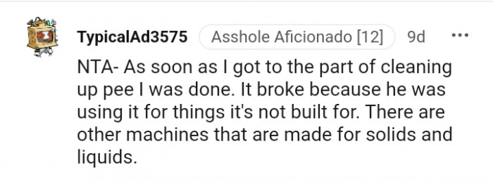 He was using it for things it's not built for