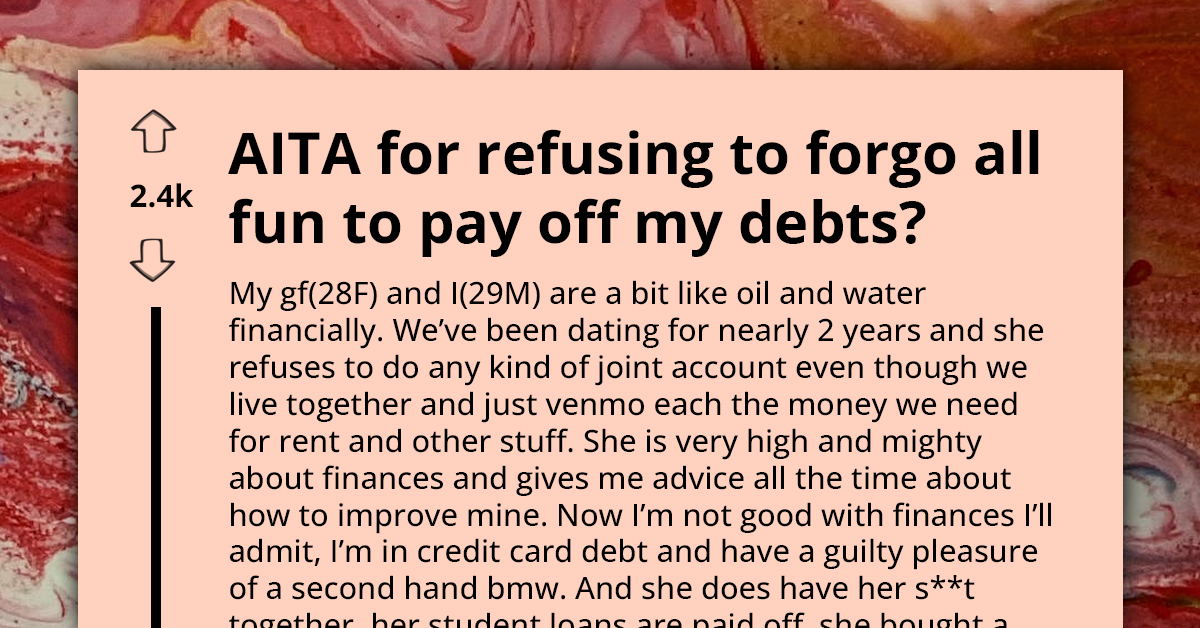 Financially Stable Woman Threatens to Break Up with Boyfriend If He Doesn't Pay Off His Debts
