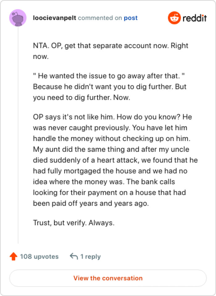 Wanting the issue to go away