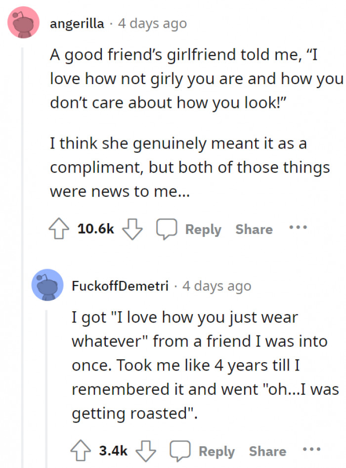 14. It's worse when this happens way after high school.