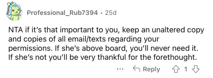 Document everything!