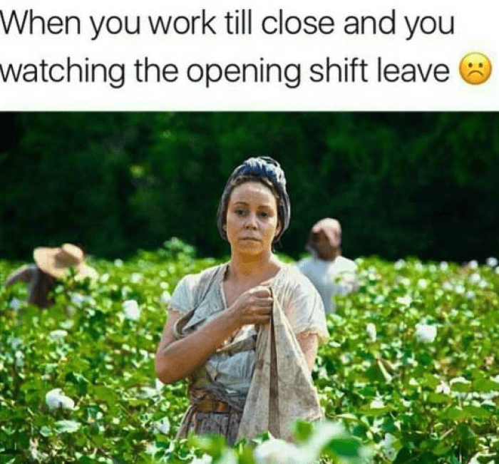 22. That look, though.