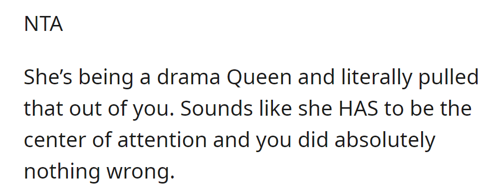 The OP did nothing wrong.