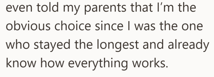 Because he stayed the longest, they see him as the natural choice. That history is now being turned into expectation.