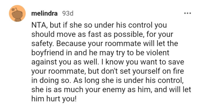 iOS roommate will still let the boyfriend in