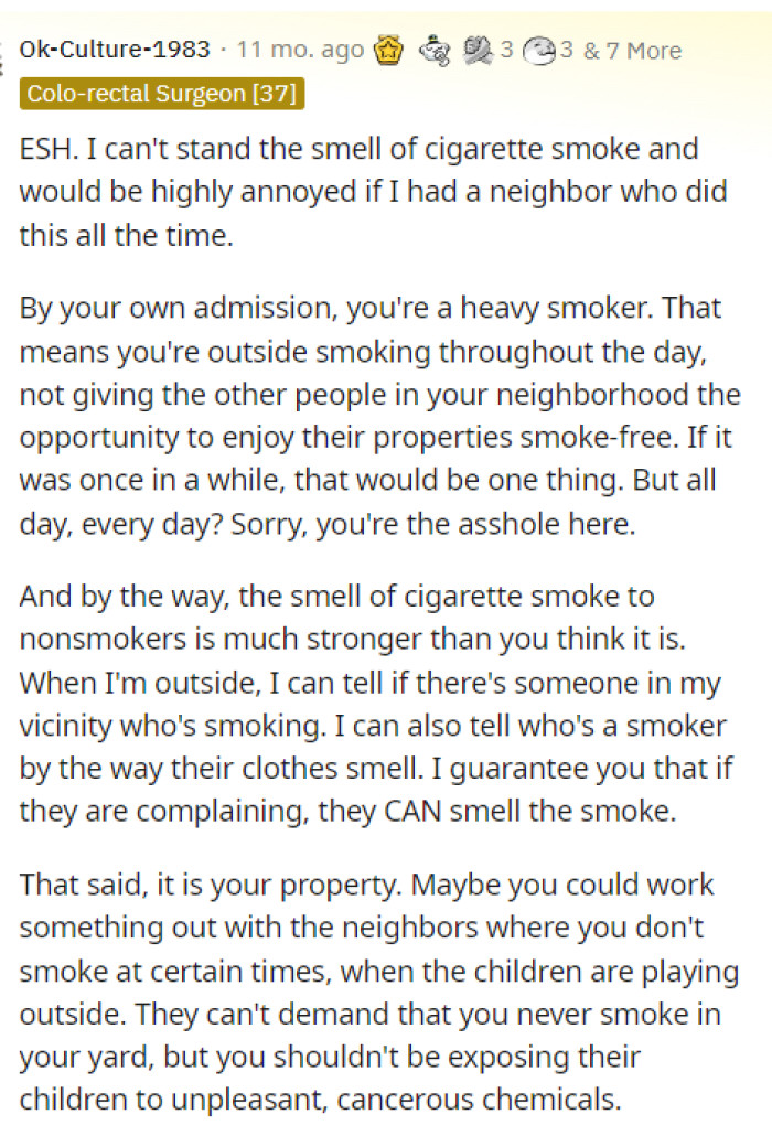 It seems like other people think that things should have been handled differently by both of them.