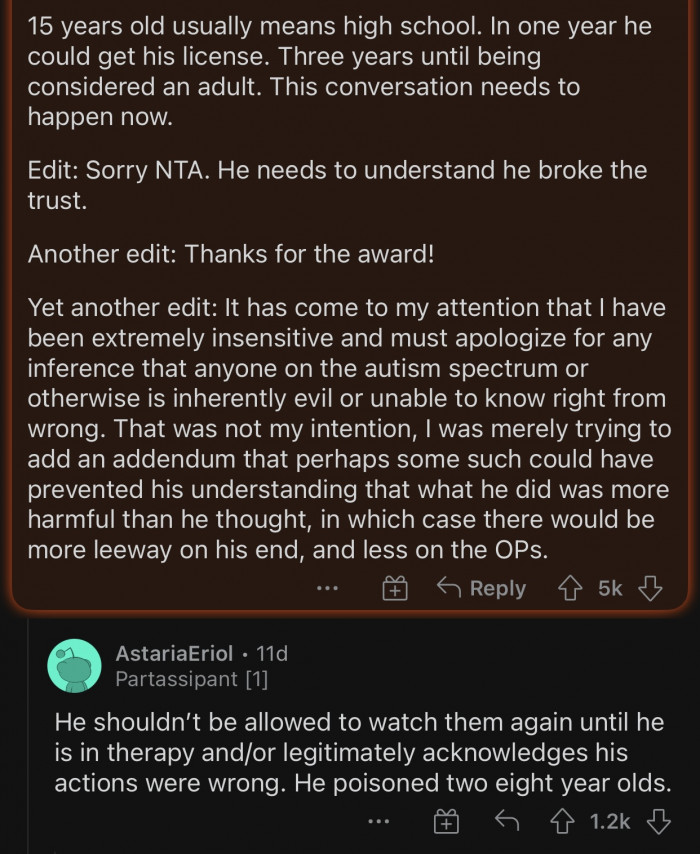 The conversation needs to happen sooner rather than later.