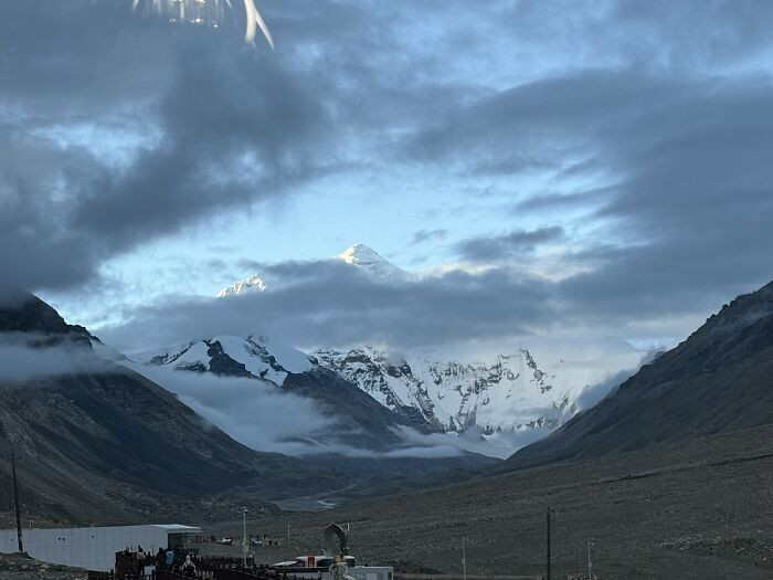 "Mount Everest From Breakfast Room, Tibet"