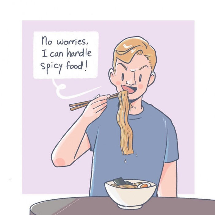 12. And that, my friends, is the moment he knew he screwed up