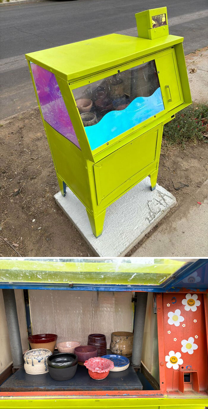 "A Little Free Ceramic Library"