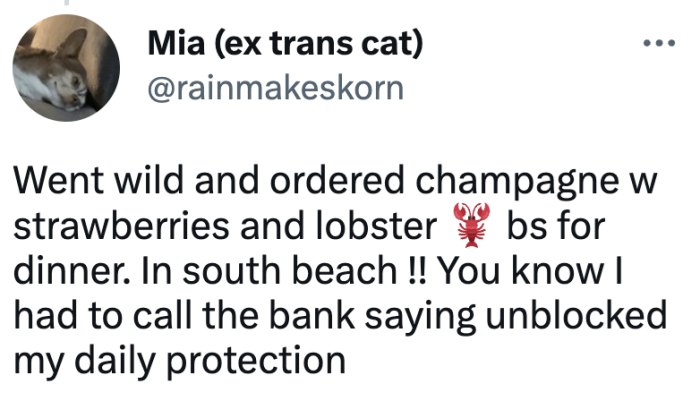 16. Extravagant dinner