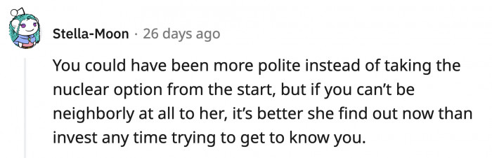 This way no one's time was wasted