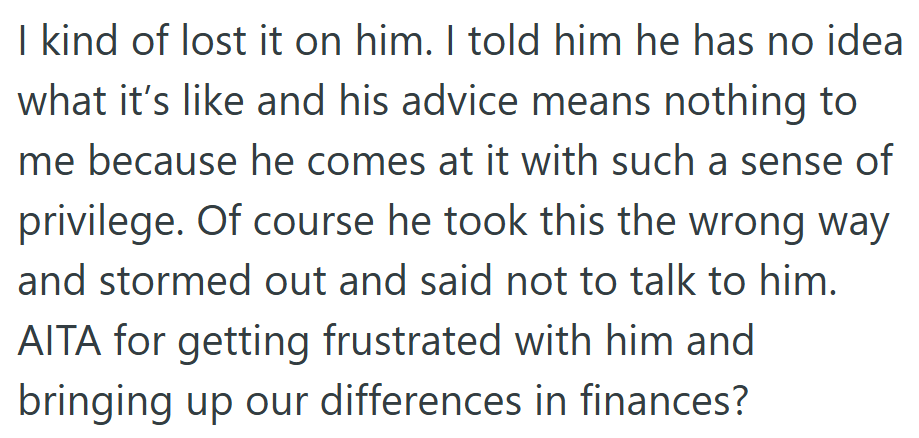 One Argument About Privilege Later, and He Was Out the Door — Wallet and All.
