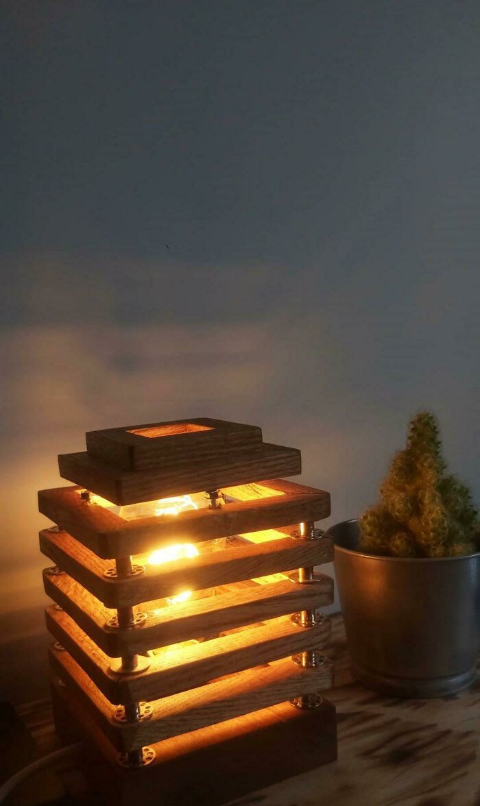 "Made A "Mini Desk Lamp Thingy"