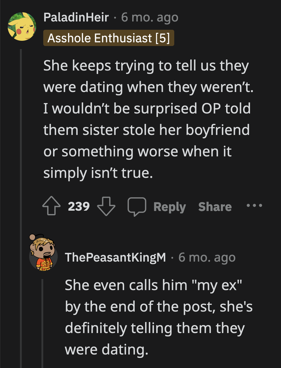 It is also possible that OP's version of events was different from what the situation actually was.