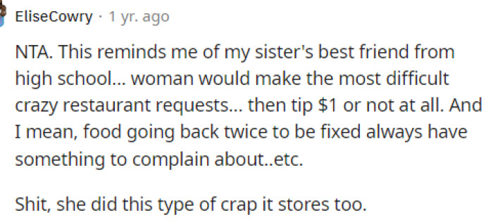 Some people even shared their own experiences and explained about individuals in their lives who act similarly to OP's mom.