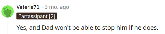 With the brother's track record, even Dad's bouncer skills won't cut it. Keeping him uninvited guarantees a wedding free of unwanted theatrics.